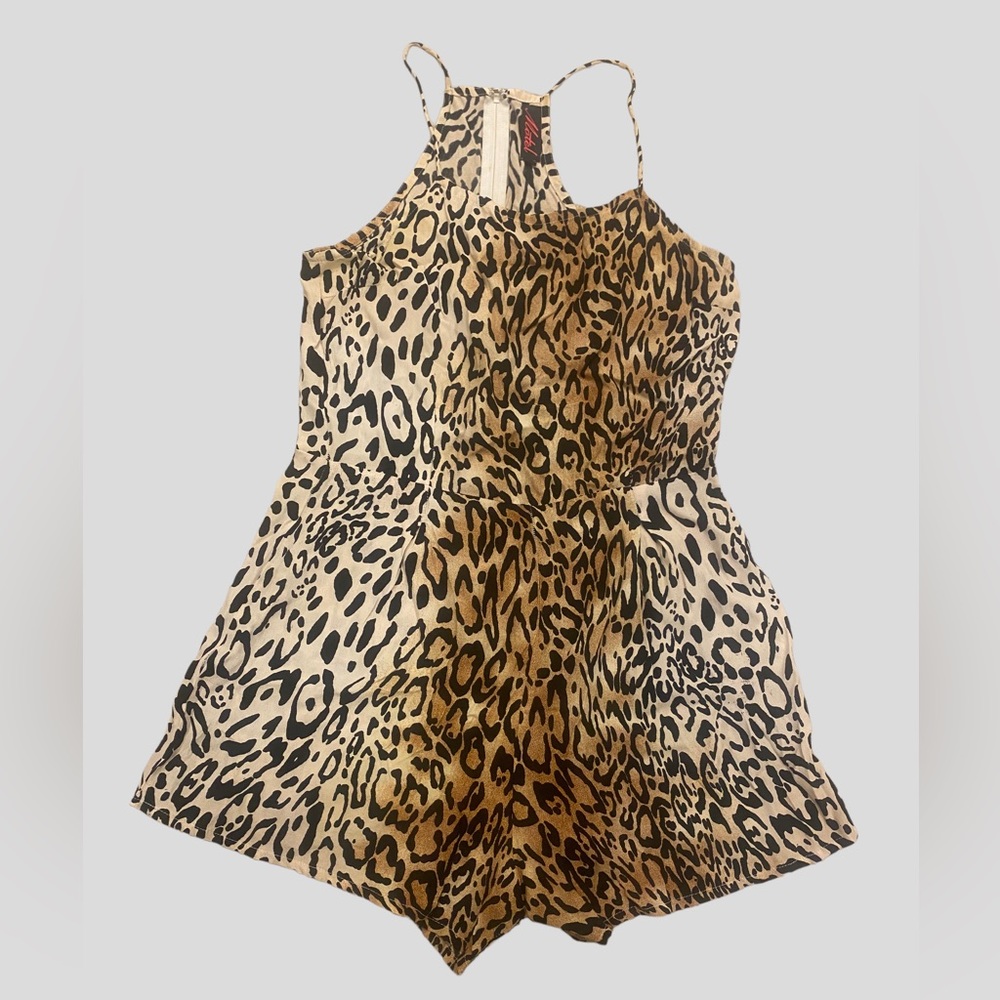 Motel Rocks Leopard Romper - Picture 3 of 6